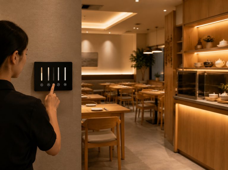 罗定餐饮智能调光控制方案